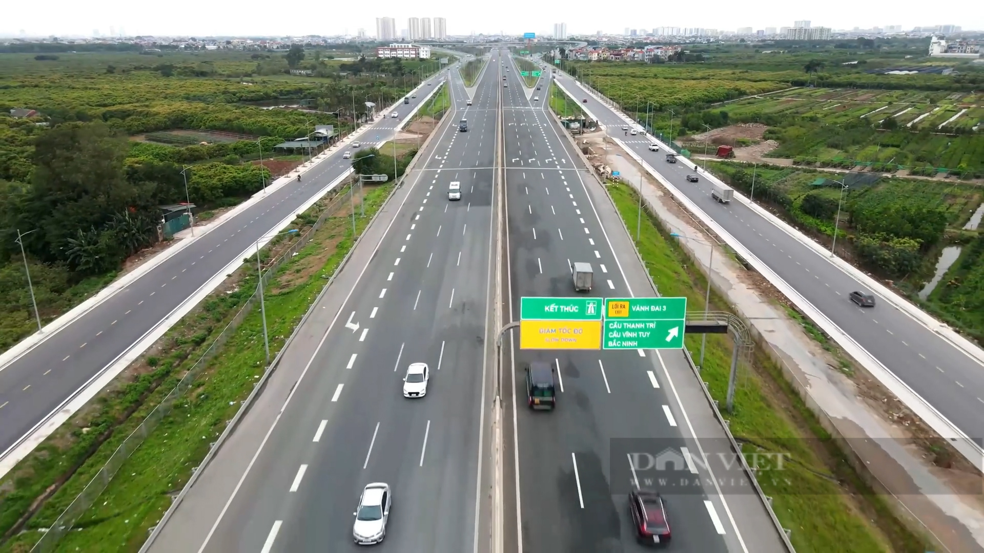Khu vực phía đông Hà Nội hưởng lợi từ cơ sở hạ tầng giao thông phát triển (Ảnh: TN)