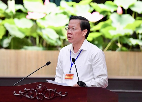Tổng Bí thư Nguyễn Phú Trọng thăm và làm việc với Thành ủy TPHCM - Ảnh 6.