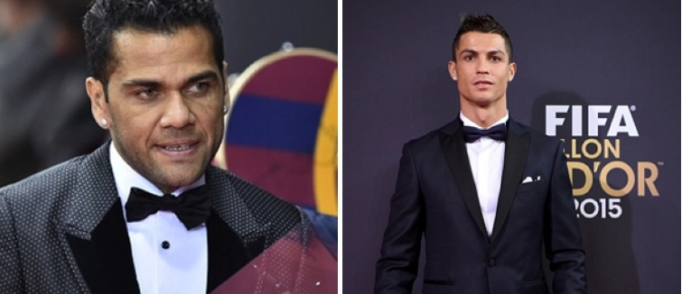 SỐC: Dani Alves từng &quot;đấm bốc&quot; với Ronaldo ở... lễ trao giải QBV - Ảnh 1.