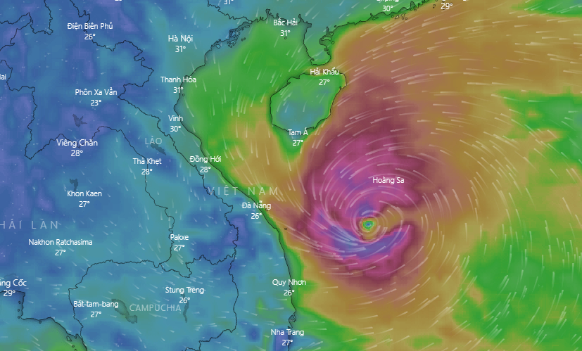 Siêu Bão Số 4 Noru Đang Di Chuyển Thần Tốc, Xem Bão Số 4 Noru Qua Vệ Tinh  Trực Tiếp Ở Đâu?