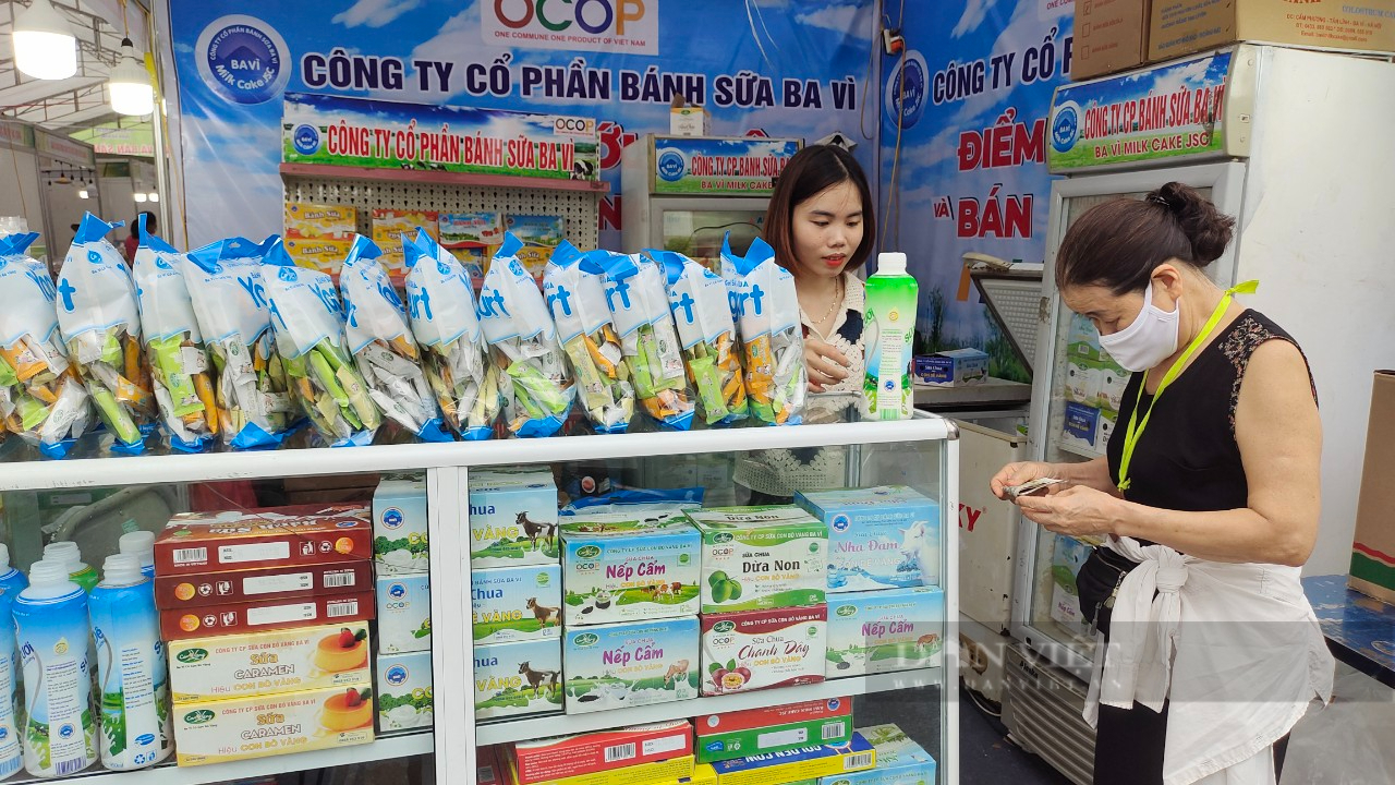 Tràn ngập đặc sản nổi tiếng, nhìn đã muốn mua tại Tuần hàng tư vấn, giới thiệu sản phẩm OCOP Hà Nội  - Ảnh 1.