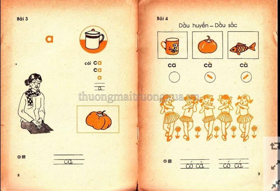 Xem lại ảnh sách Tiếng Việt lớp 1 ngày xưa, mở đầu là bài con gà trống &quot;Ò ó o&quot; mà sao nghẹn ngào như cả bầu trời tuổi thơ ùa về - Ảnh 3.