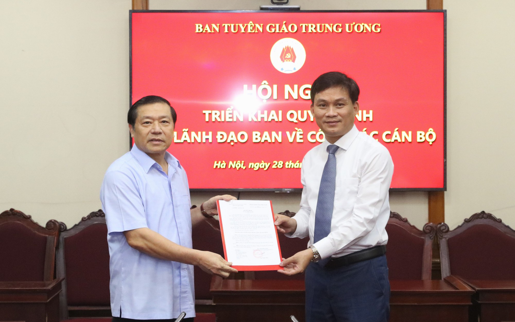 Bổ nhiệm ông Nguyễn Phú Trường làm Vụ trưởng của Ban Tuyên giáo Trung ương