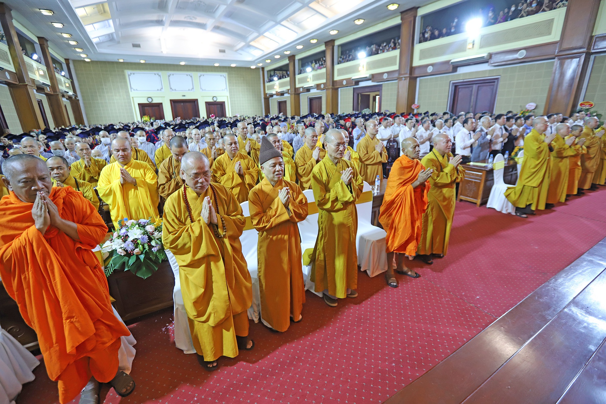 Lễ khai giảng đặc biệt tại ngôi trường có nhiều nhà sư theo học nhất Việt Nam - Ảnh 1.