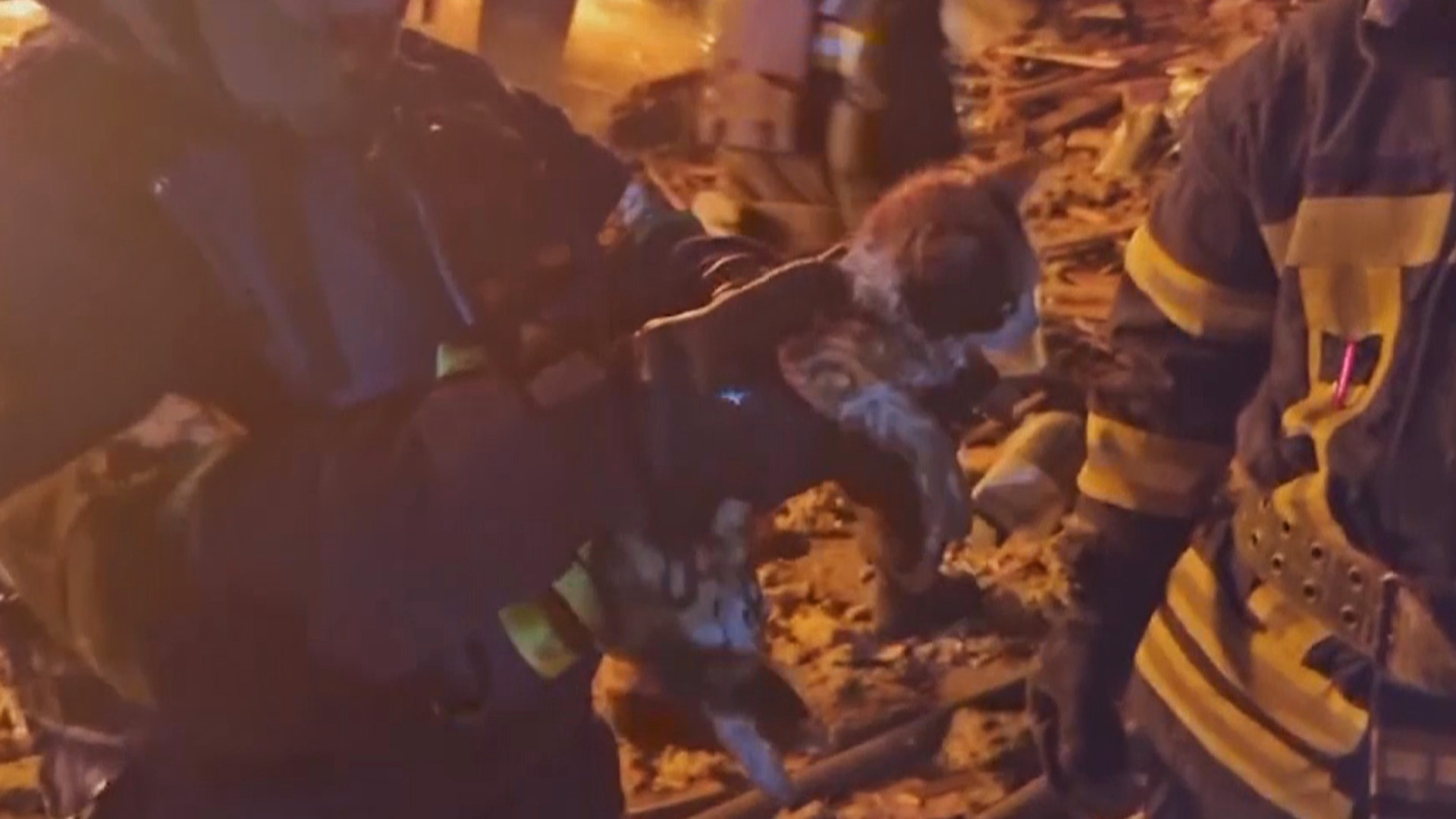 Video lính cứu hỏa Ukraine chiến đấu với 'biển' lửa cứu mèo con khỏi đám cháy - Ảnh 2.
