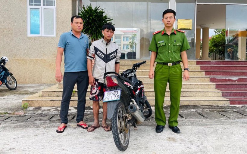 Trộm xe máy ở Long An phóng đi Quảng Ngãi thăm bạn, trên đường về thì bị bắt
