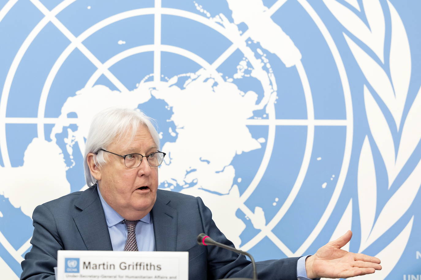 Giám đốc nhân đạo của Liên hợp quốc Martin Griffiths nói với các phóng viên rằng, ông đã &quot;sốc đến tận xương tủy trong những ngày qua&quot; trong chuyến thăm đến Somalia. Ảnh: @AFP.