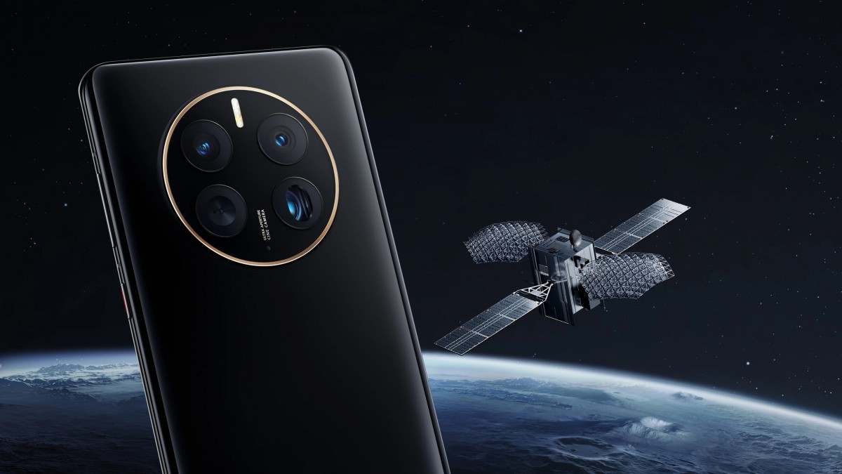 Huawei so kè với Apple trong cuộc đua công bố tính năng kết nối vệ tinh với điện thoại dòng Mate 50 mới. Ảnh: @AFP.