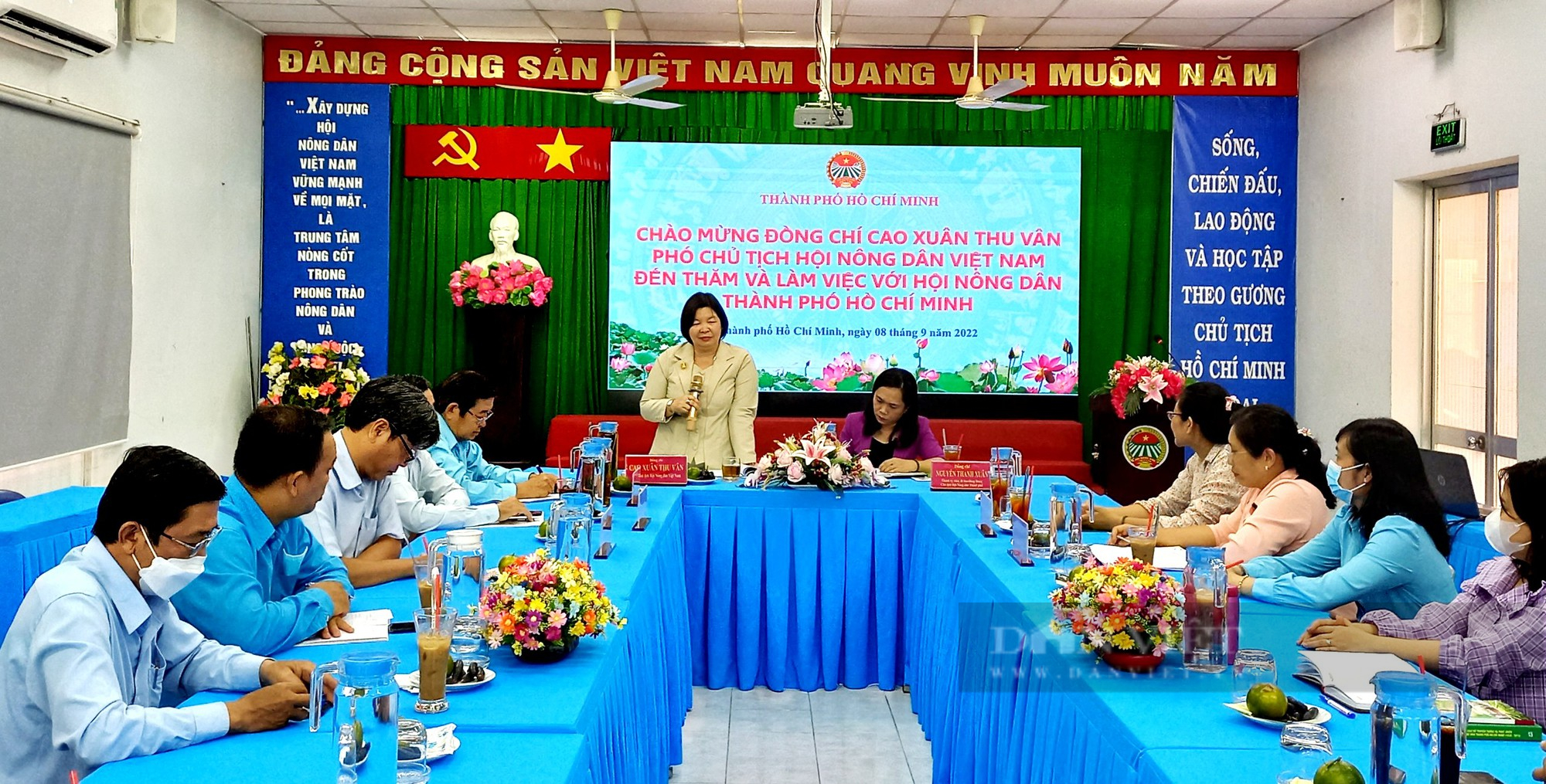 Phó Chủ tịch TW HND Việt Nam Cao Xuân Thu Vân: HND TP.HCM phải là cánh chim đầu đàn  - Ảnh 1.