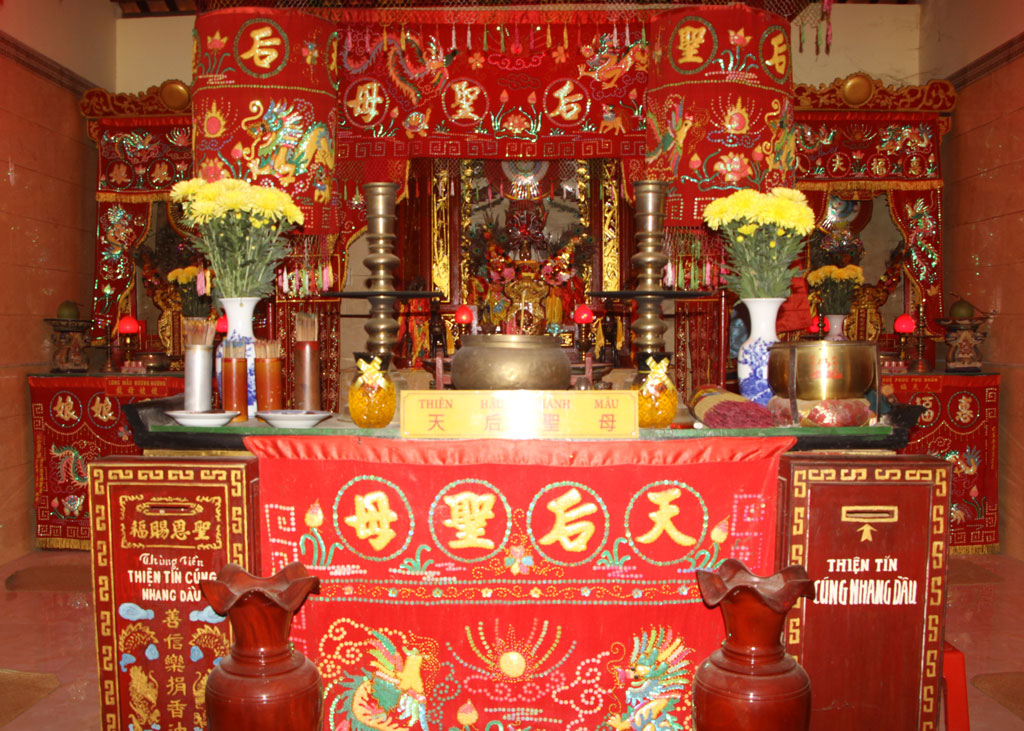 Người Việt gốc Hoa trên đất Thủ Thừa ở Long An với ngôi miếu cổ thờ bà Thiên Hậu - Ảnh 2.