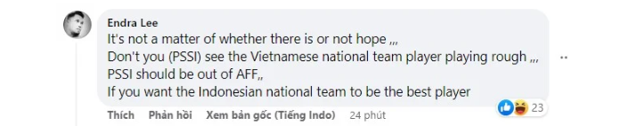 Thua đau ĐT Việt Nam, CĐV Indonesia yêu cầu đội nhà làm điều khó tin - Ảnh 3.