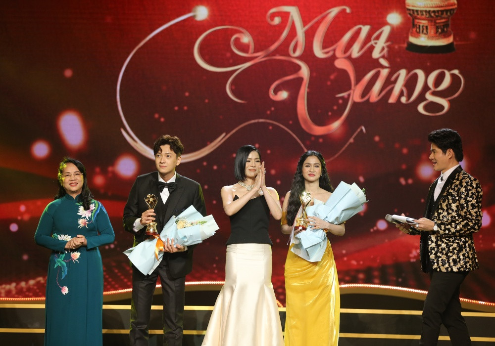 Ngô Kiến Huy nhận cú đúp giải thưởng tại Lễ trao giải Mai Vàng 2022 - Ảnh 5.
