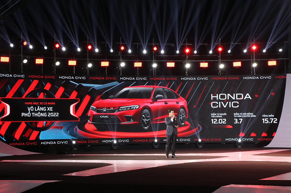 Honda Civic nhận Giải thưởng “Vô lăng Xe phổ thông 2022” tại Car Choice Awards - Ảnh 1.