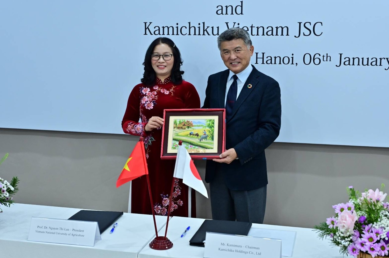 Học viện Nông nghiệp Việt Nam hợp tác với một doanh nghiệp hàng đầu Nhật Bản về chăn nuôi bò thịt - Ảnh 2.