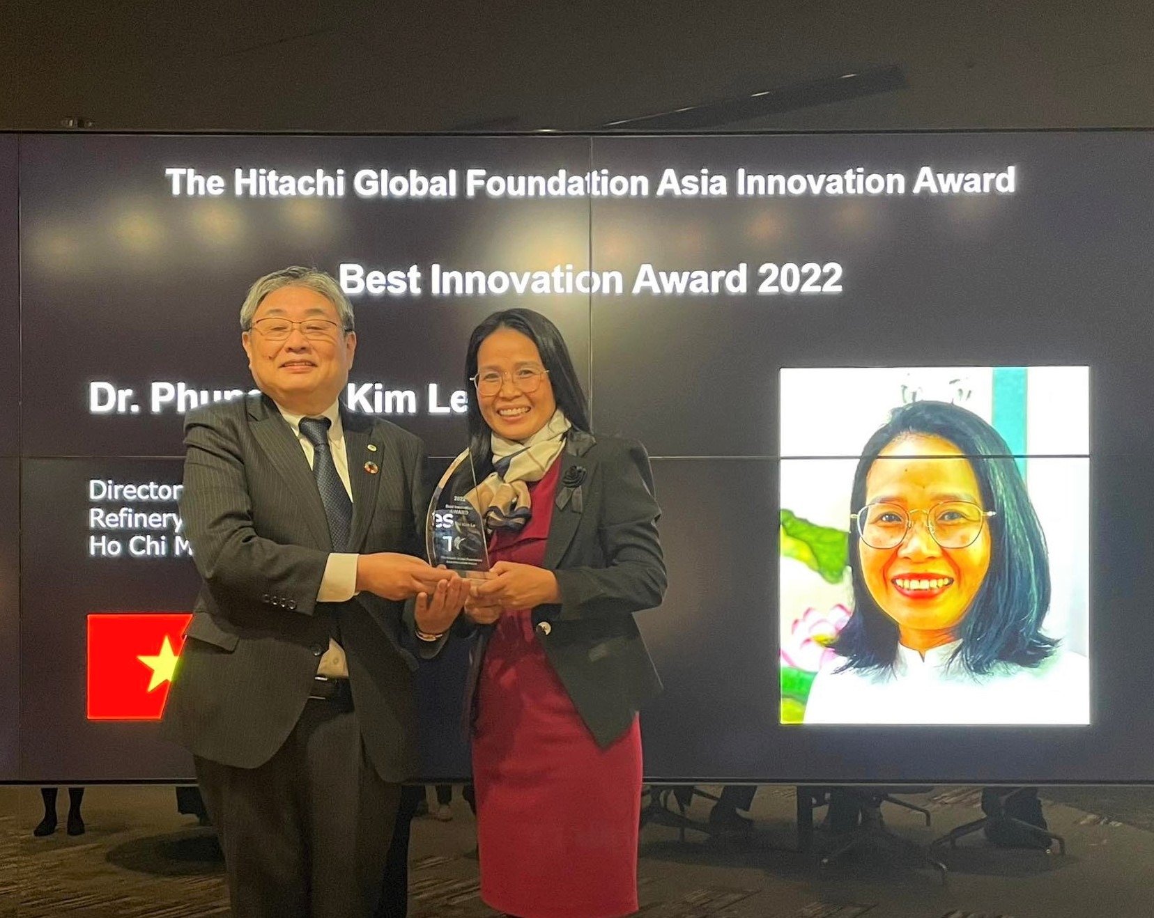 Nữ khoa học toàn châu Á đạt giải Sáng tạo xuất sắc nhất Quỹ Toàn cầu Hitachi 2022 đến từ ĐH Bách khoa TP.HCM - Ảnh 1.