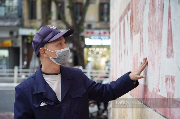 Giới Họa sĩ nói gì về bức tường quảng cáo tiếng Pháp khoảng 80 năm tuổi mới lộ diện ở Hà Nội? - Ảnh 3.