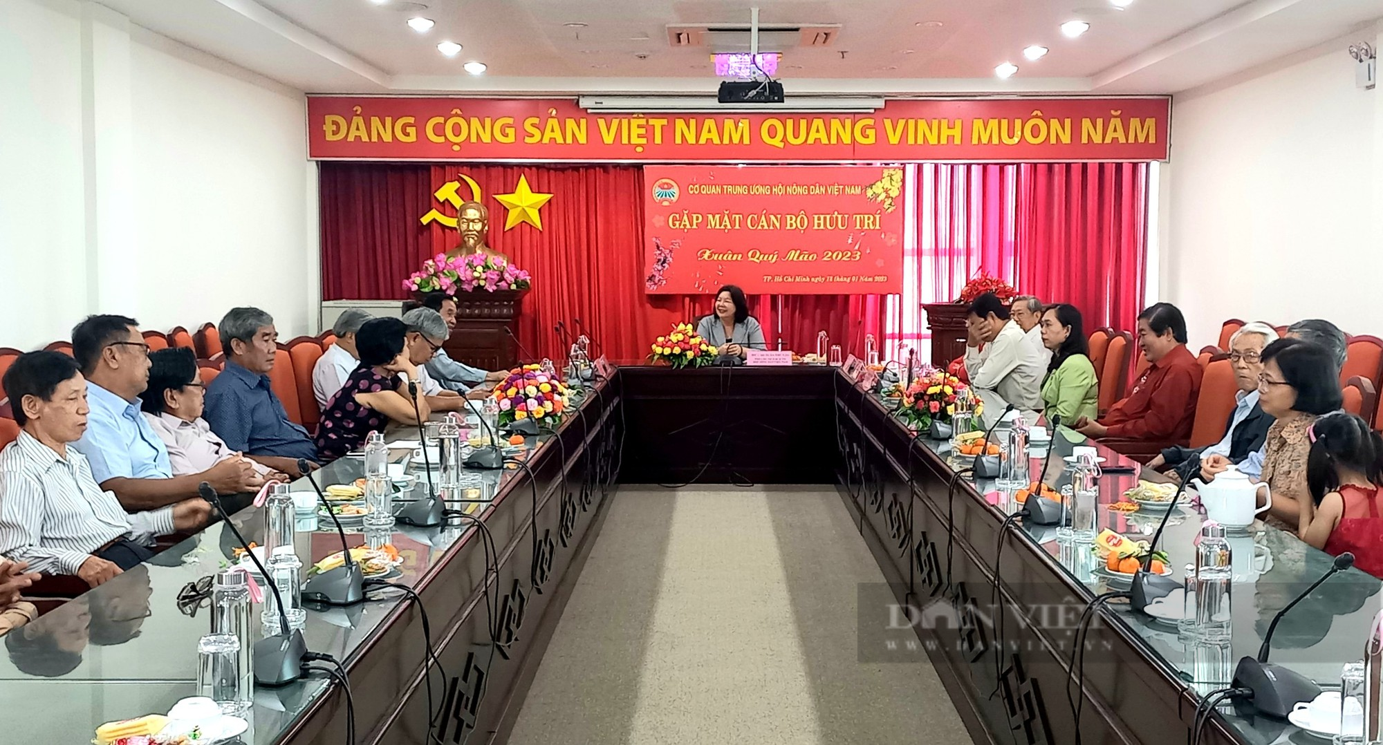 Trung ương Hội Nông dân Việt Nam họp mặt đầu xuân Quý Mão cán bộ hưu trí phía Nam - Ảnh 3.