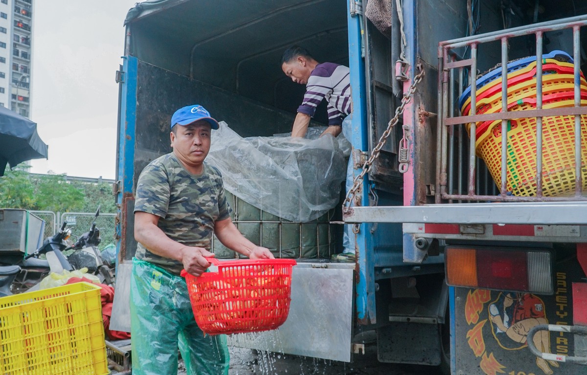 Chợ cá Yên Sở ở Hà Nội tấp nập gần ngày cúng ông Công ông Táo - Ảnh 16.