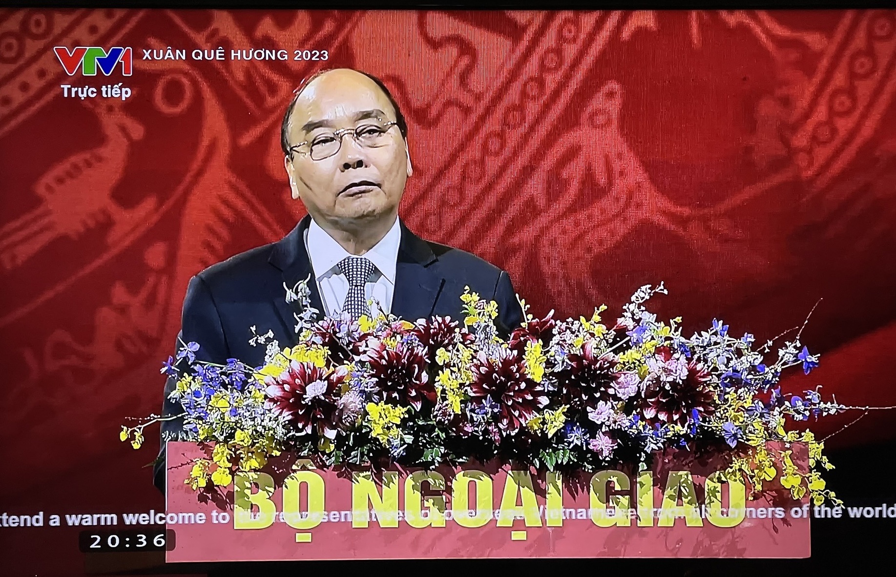 Chủ tịch nước Nguyễn Xuân Phúc phát biểu tại Xuân Quê hương 2023: &quot;Sức triệu người hơn sóng Biển Đông&quot; - Ảnh 1.