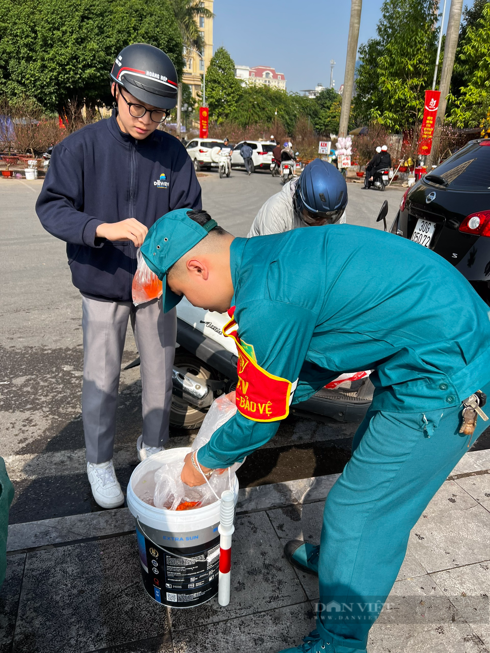 Chuyện hiếm gặp ngày ông Công, ông Táo ở Hà Nội: Thu gom toàn bộ cá vàng thả xuống hồ Tây - Ảnh 4.