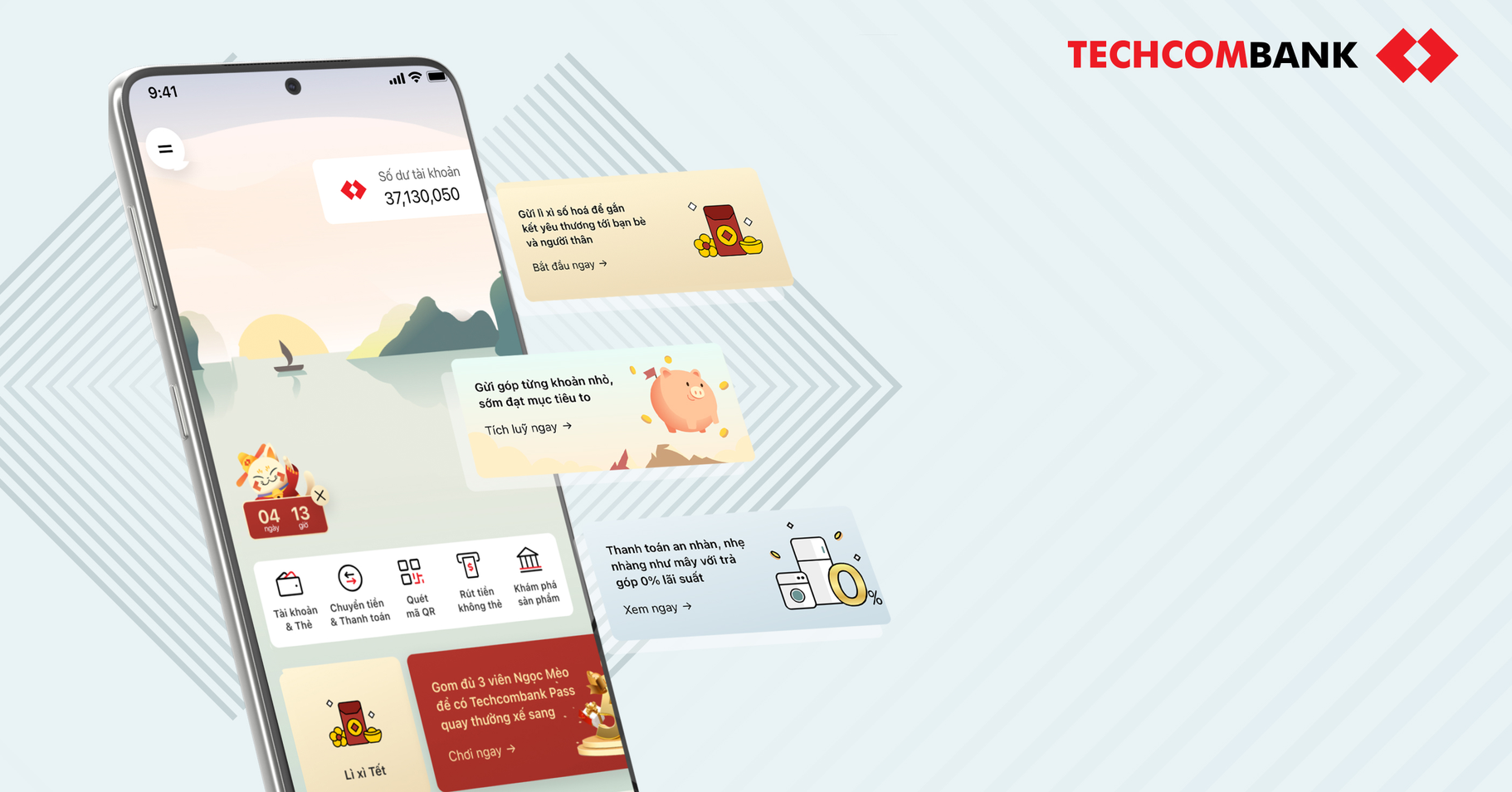 Techcombank モバイル デジタル バンキング アプリケーションは、国際機関から多くの名誉ある賞を受賞しています。