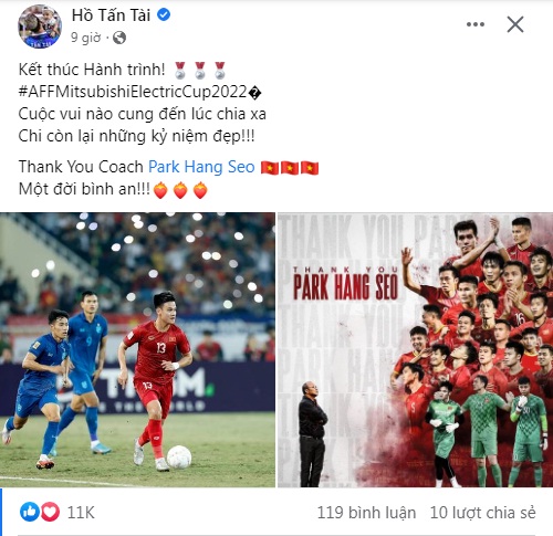 Các tuyển thủ Việt Nam viết gì trong thời khắc chia tay HLV Park Hang-seo? - Ảnh 5.
