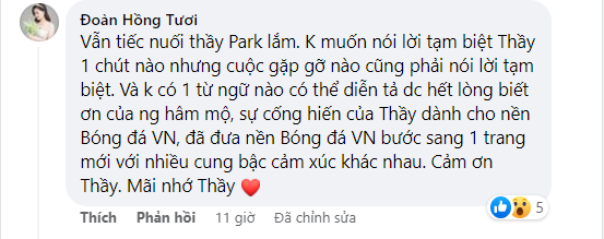 CĐV Việt Nam chúc sức khỏe, làm thơ tặng HLV Park Hang-seo - Ảnh 4.