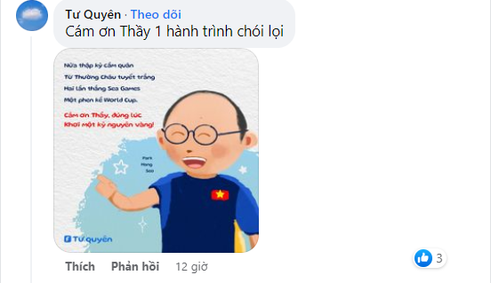 CĐV Việt Nam chúc sức khỏe, làm thơ tặng HLV Park Hang-seo - Ảnh 7.