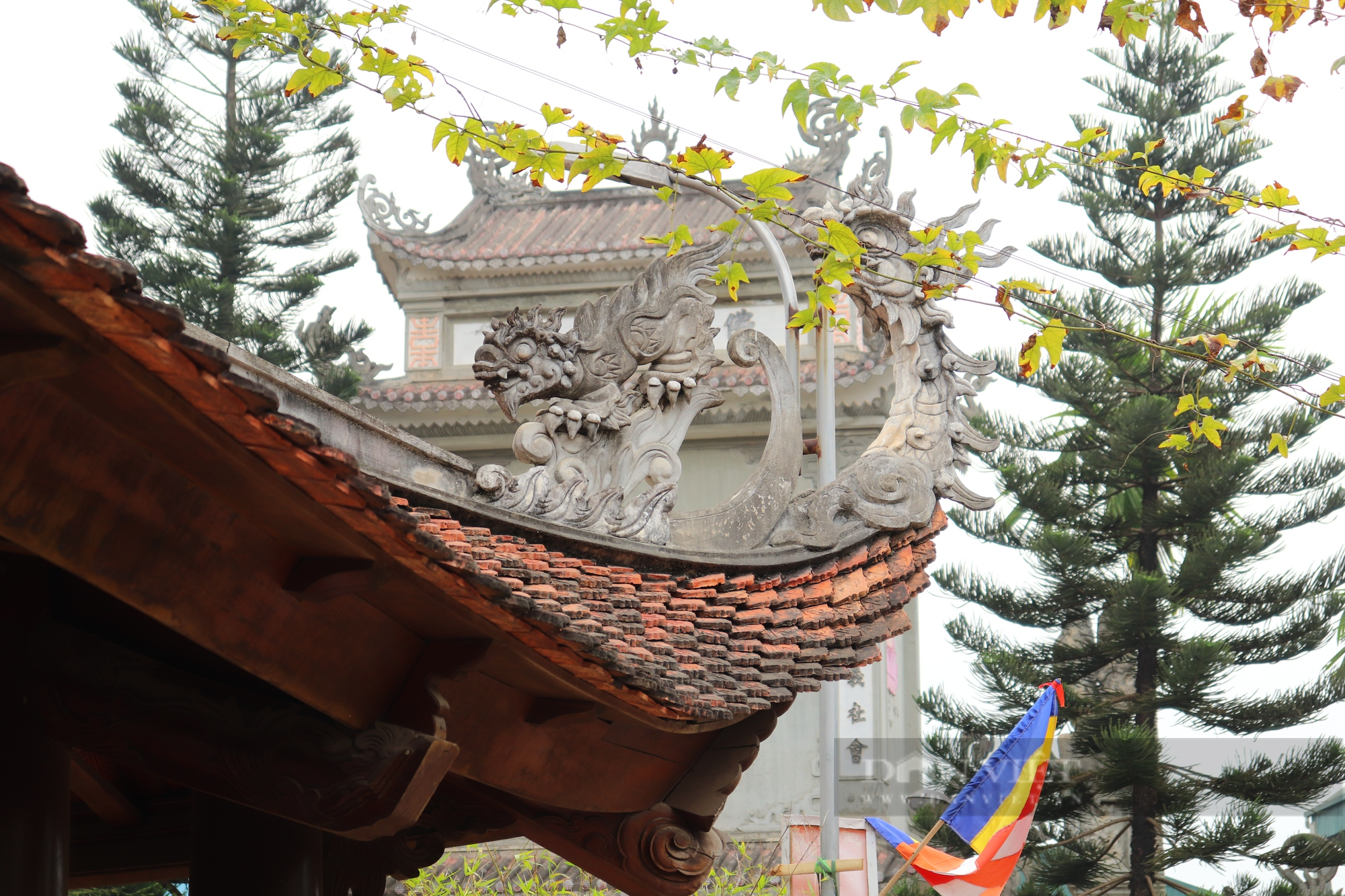 Kiến trúc đặc biệt bên trong ngôi chùa cổ ở Hà Nội - Ảnh 4.