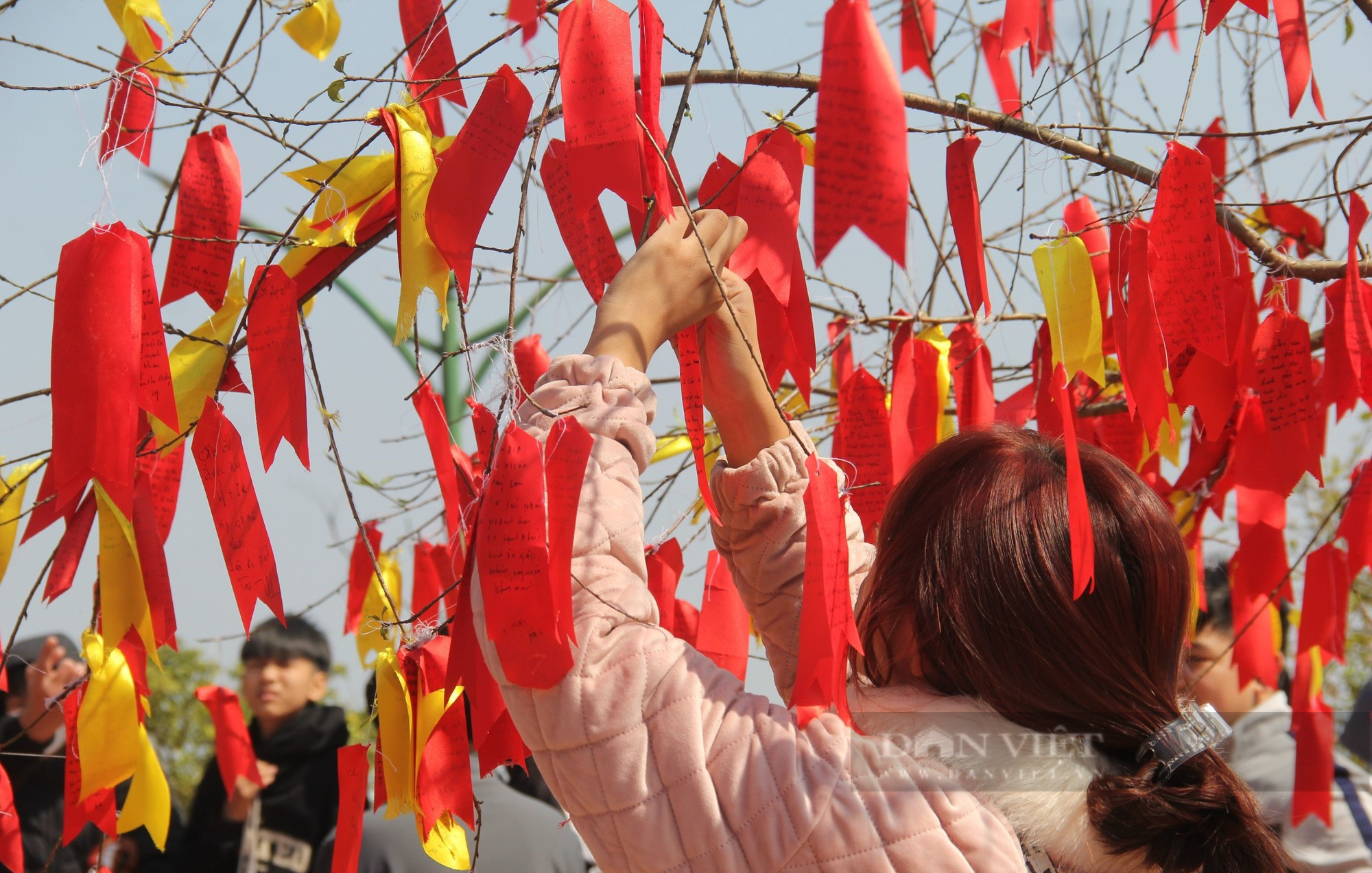 Hàng vạn người chen chân lên ngôi chùa trên đỉnh núi Đại Huệ cầu an, xin chữ những ngày đầu năm mới - Ảnh 13.