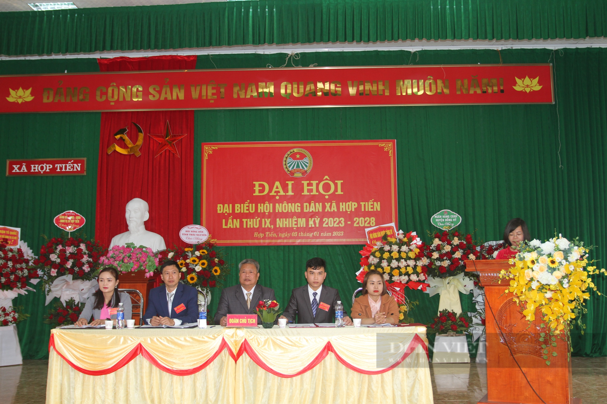 Thái Nguyên: Hội nông dân xã Hợp Tiến, huyện Đồng Hỷ tổ chức đại hội điểm nhiệm kỳ 2023 - 2028 - Ảnh 3.