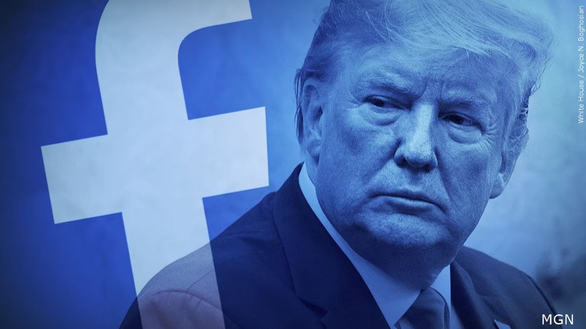 Facebook và Instagram sẽ khôi phục tài khoản ông Trump sau lệnh cấm hai năm. Ảnh: @AFP.