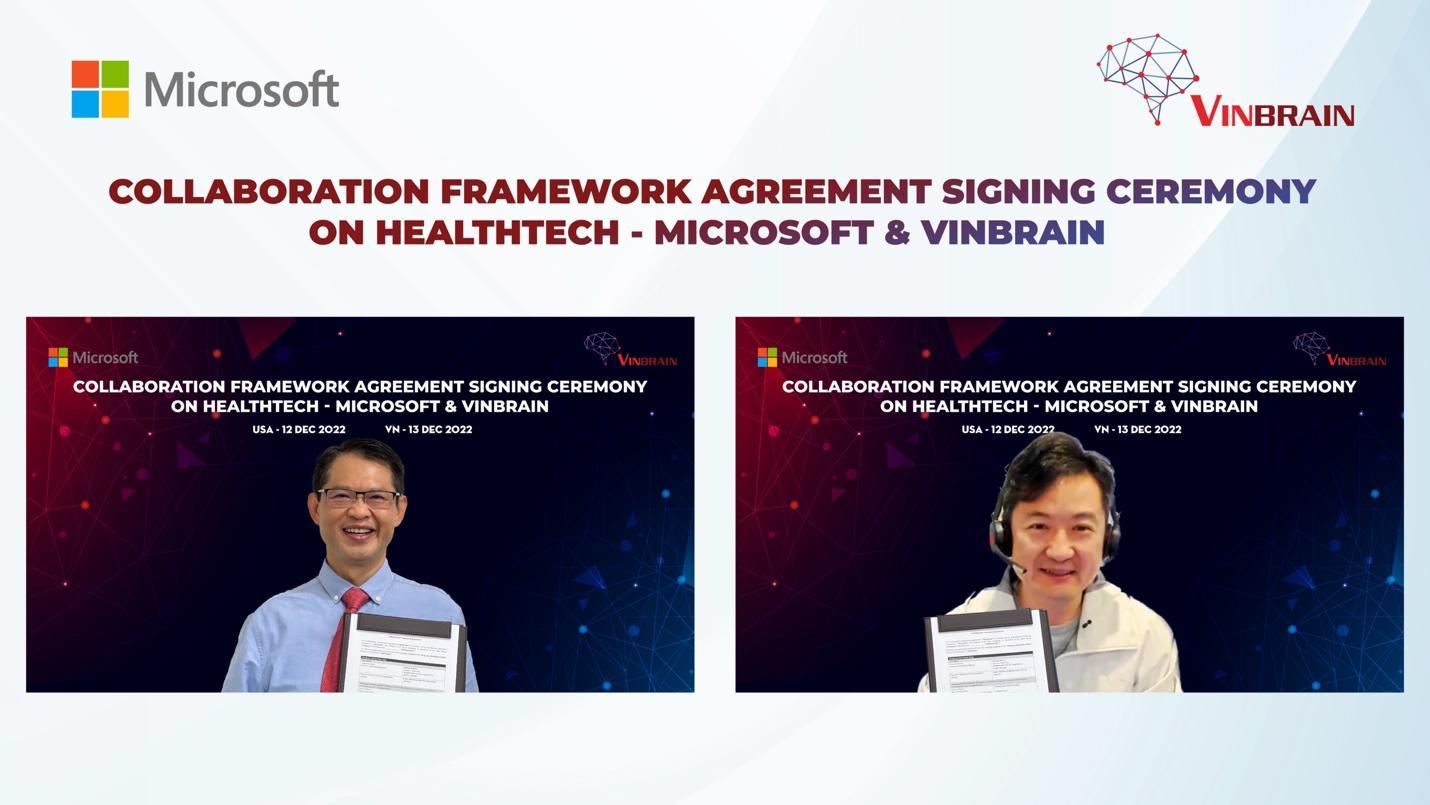 VinBrain và Microsoft Hoa Kỳ hợp tác phát triển trí tuệ nhân tạo trong y tế - Ảnh 1.