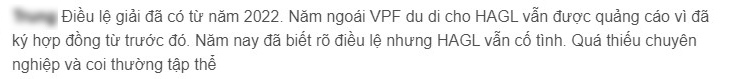 CĐV Việt Nam: &quot;HAGL quá thiếu chuyên nghiệp và coi thường tập thể&quot; - Ảnh 4.