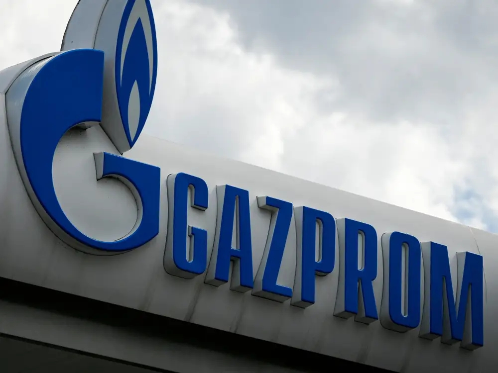 Gazprom của Nga chứng kiến xuất khẩu sang các thị trường nước ngoài quan trọng giảm 46% trong năm 2022. Ảnh: @Bloomberg.