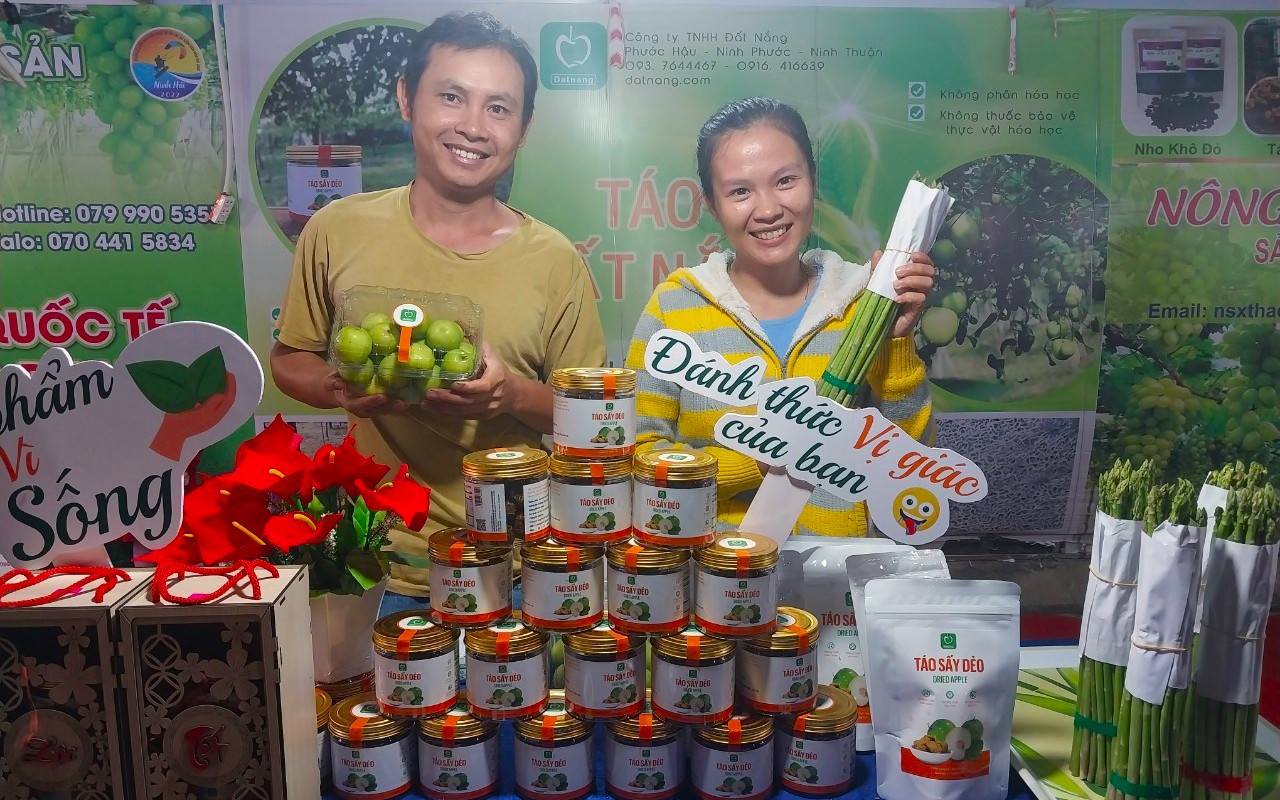 Nhiều sản phẩm nông sản đặc trưng lọt “Top” sản phẩm OCOP tỉnh Ninh Thuận năm 2022