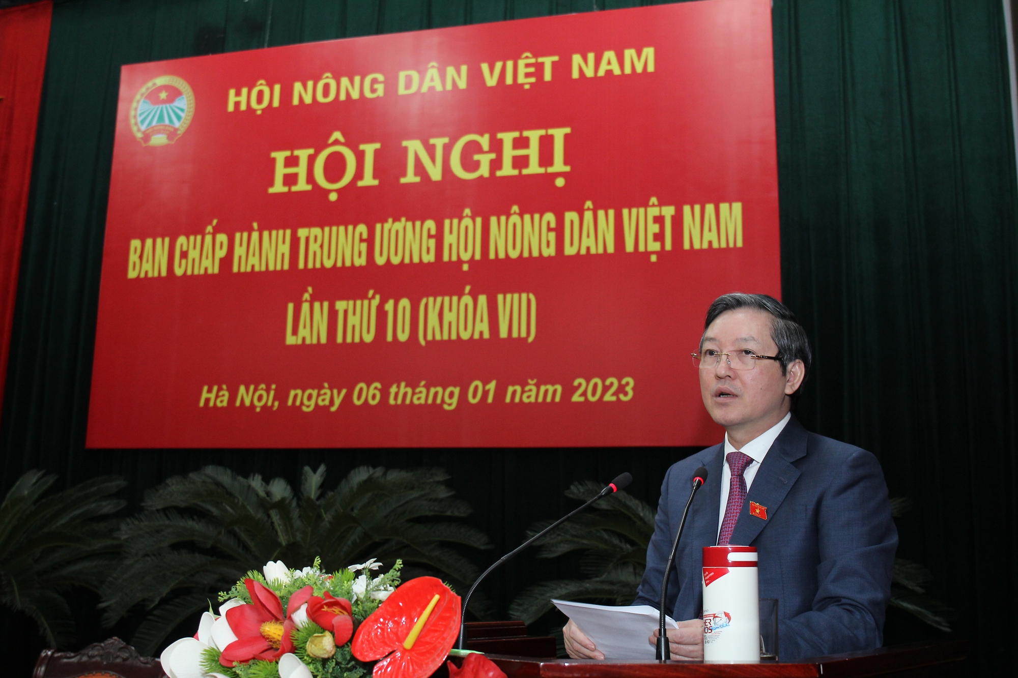 Chủ tịch Trung ương Hội NDVN Lương Quốc Đoàn phát động phong trào thi đua của Hội NDVN năm 2023 - Ảnh 1.