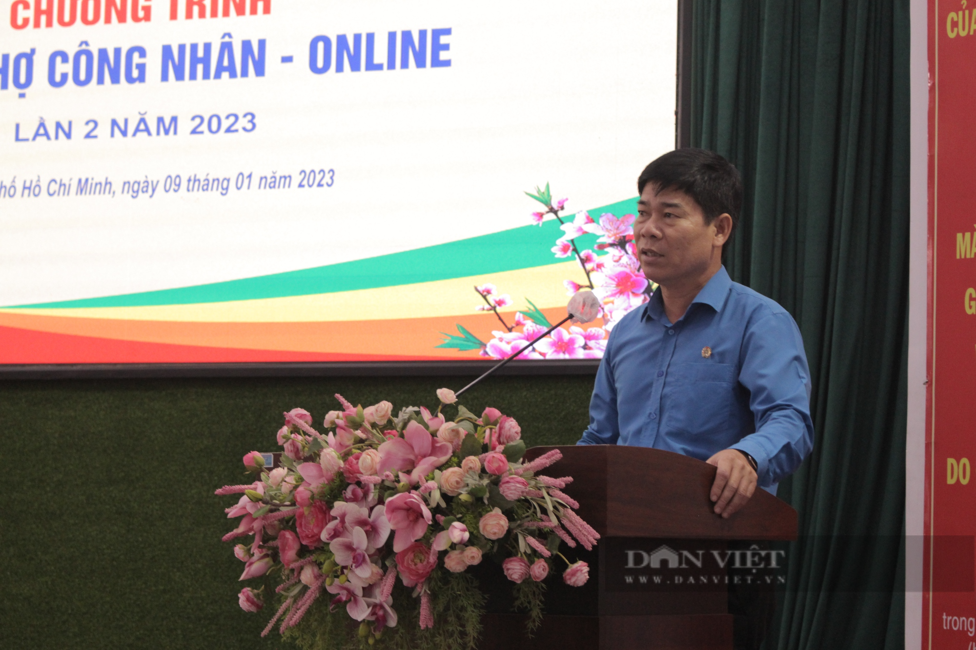 TP.HCM: Khai mạc phiên chợ mua sắm online dành cho công nhân - Ảnh 1.