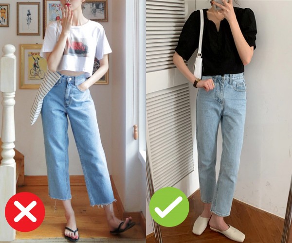 10 sai lầm khi mặc quần jeans biến chị em thành thảm họa thời trang - Ảnh 4.