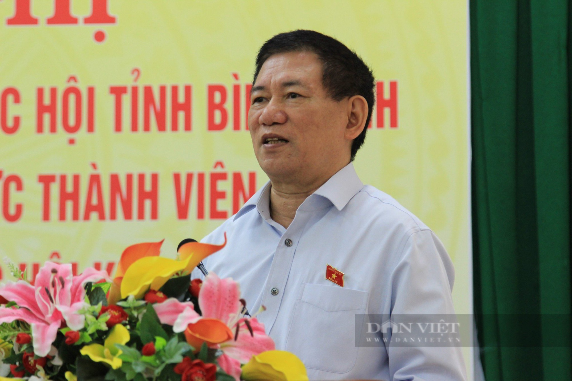 Bộ trưởng Bộ Tài chính Hồ Đức Phớc làm việc tại Bình Định - Ảnh 1.