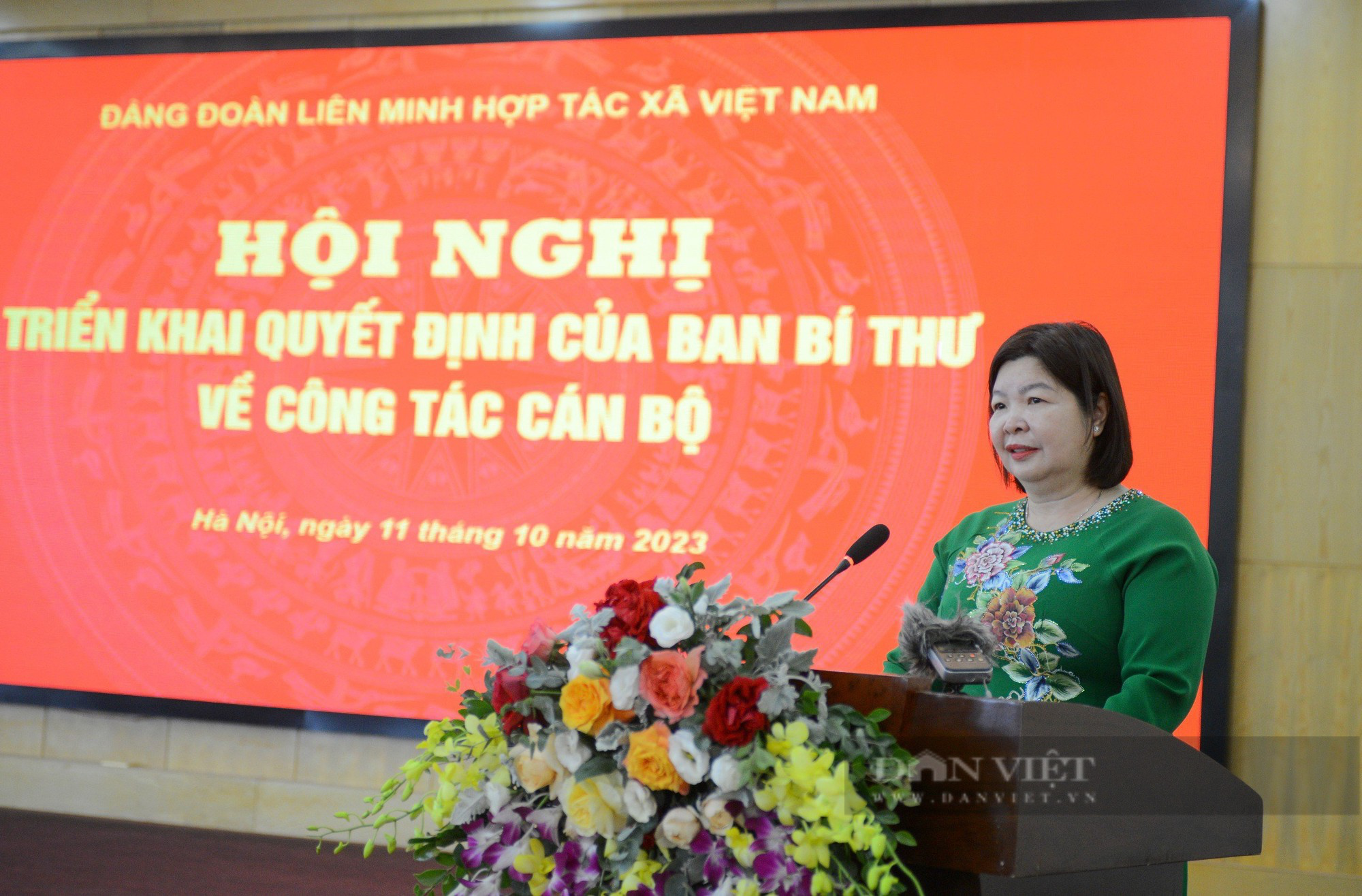 Phó Chủ tịch TW HND VN Cao Xuân Thu Vân được điều động giữ chức Bí thư Đảng đoàn Liên minh HTX Việt Nam - Ảnh 1.