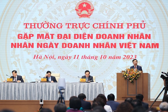 Thường trực Chính phủ gặp mặt đại diện doanh nhân Việt Nam - Ảnh 2.