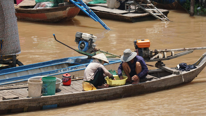 Sản vật mùa nước nổi An Giang, lũ thấp, có nơi vẫn tấp nập kẻ bán người mua - Ảnh 10.