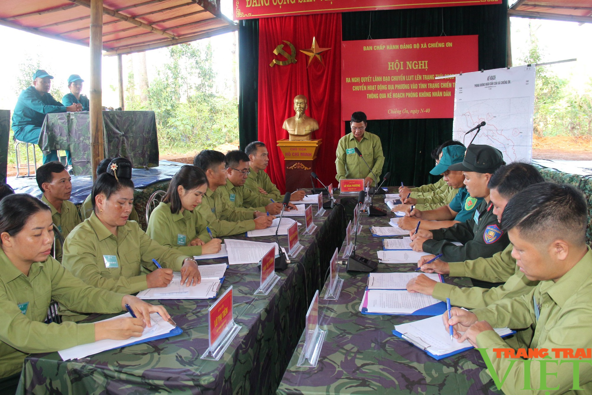 Quỳnh Nhai: Tổ chức diễn tập khu vực phòng thủ quy mô lớn với nhiều nội dung - Ảnh 1.