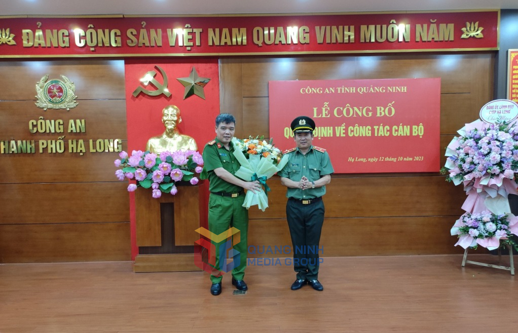 Thiếu tướng Đinh Văn Nơi bổ nhiệm Trưởng Công an TP.Hạ Long và Trưởng phòng Cảnh sát cơ động - Ảnh 1.