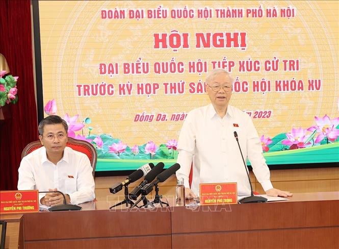 Tổng Bí thư: Cậy là cán bộ cấp trên đi xuống hạnh họe người dân là không được - Ảnh 1.