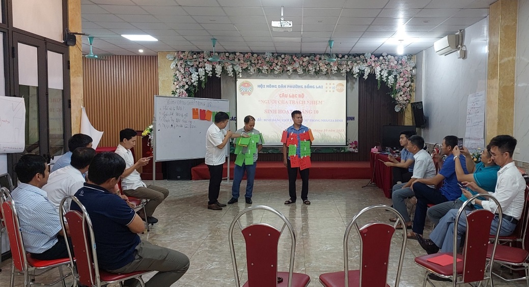 Trung ương Hội ND tập huấn hướng dẫn điều hành sinh hoạt cho Ban quản lý mô hình “Người cha trách nhiệm” tại Bắc Ninh - Ảnh 2.