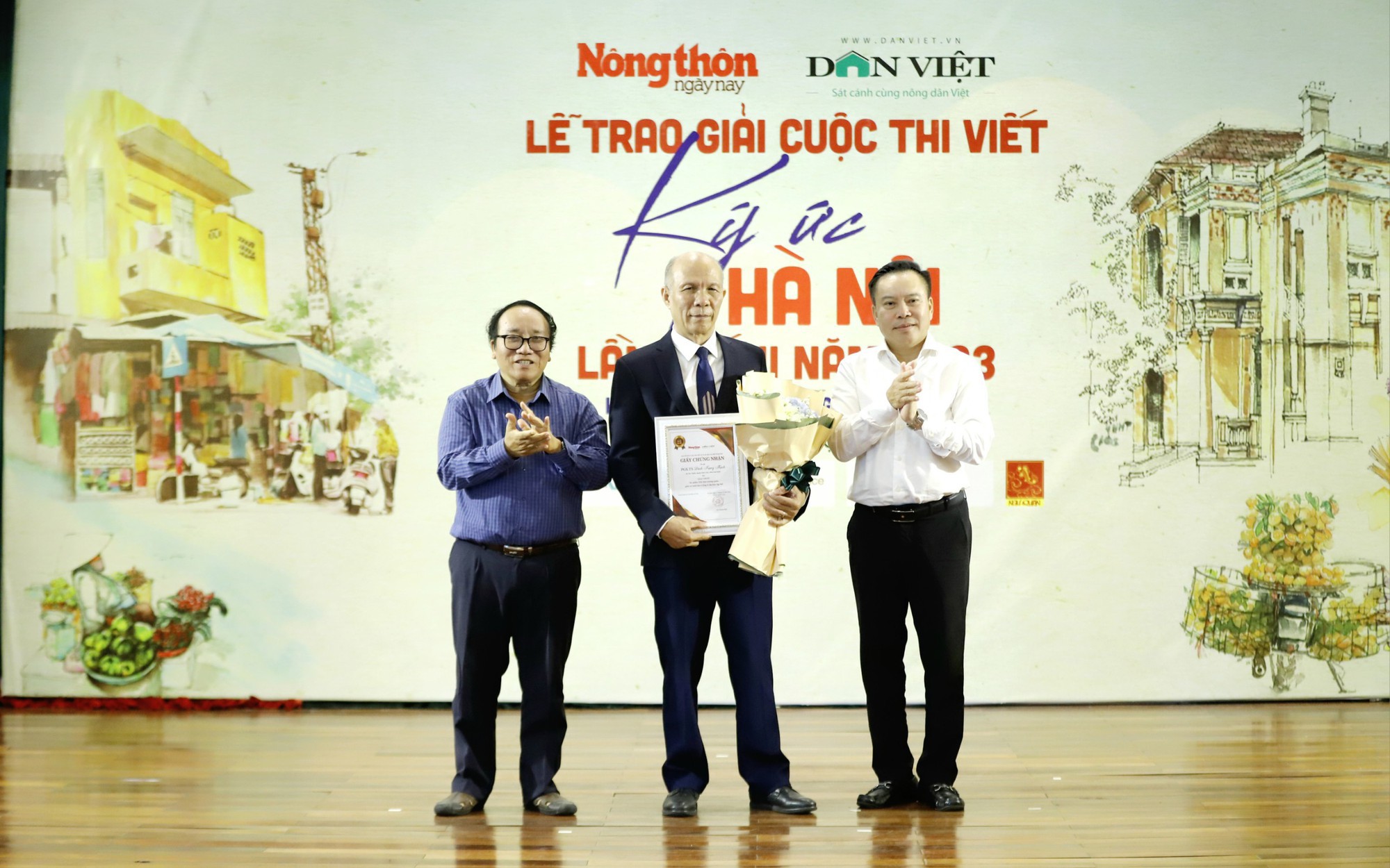 Trao giải cuộc thi viết Ký ức Hà Nội lần thứ II năm 2023, tổng giá trị giải thưởng 86 triệu đồng