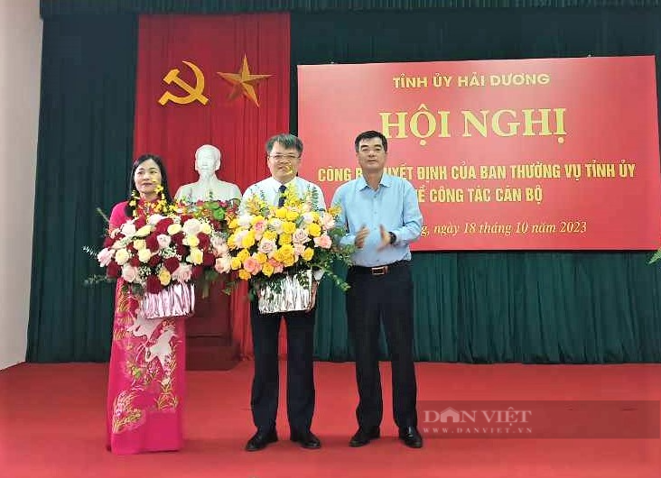Hải Dương: Trao quyết định bổ nhiệm lãnh đạo Hội Nông dân tỉnh và lãnh đạo Huyện uỷ Thanh Hà - Ảnh 4.
