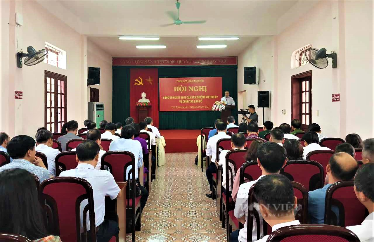 Hải Dương: Trao quyết định bổ nhiệm lãnh đạo Hội Nông dân tỉnh và lãnh đạo Huyện uỷ Thanh Hà - Ảnh 7.